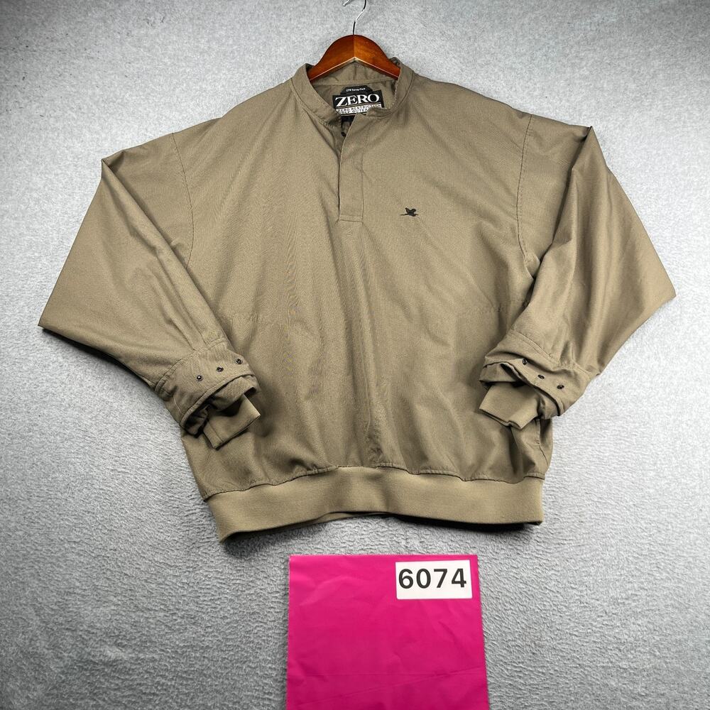 Zero Restriction Golf Outerwear Long Sleeve Casual Pullover Mens Large